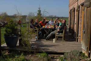 Die Uckermark verwhnte uns mit blauem Himmel,...