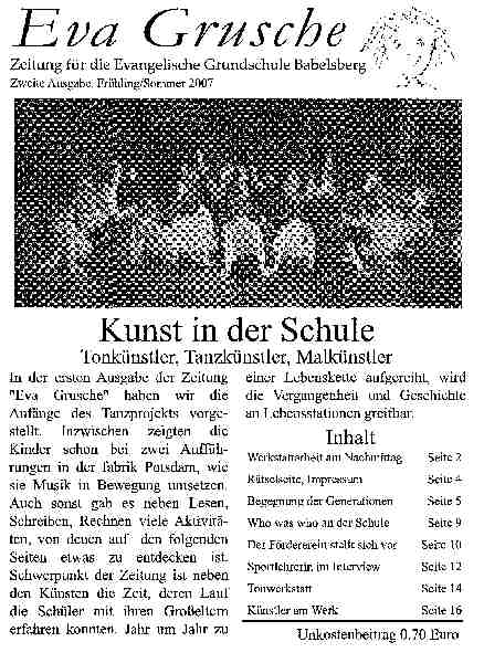 Die neue Eva Grusche, Ausgabe 2/2007
