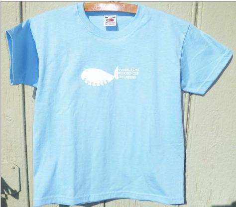 T-Shirt hellblau 5 Euro