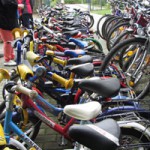 Fahrradwerkstatt - 54 Fahrräder für Kinder im Asylbewerberheim
